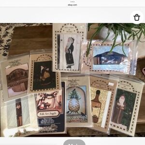Lot of 14 Folk Art and craft patterns